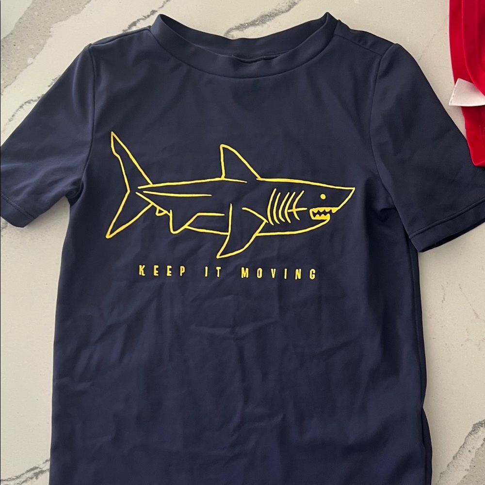 Rash gaurd swim shirts bundle Shark